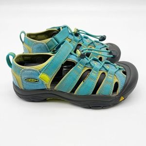 Keen Shoes Youth 4 Blue Black Newport Outdoor Hiking Athletic Sandals Boys